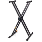 Hercules KS120B EZ-LOK Double Brace Keyboard Stand