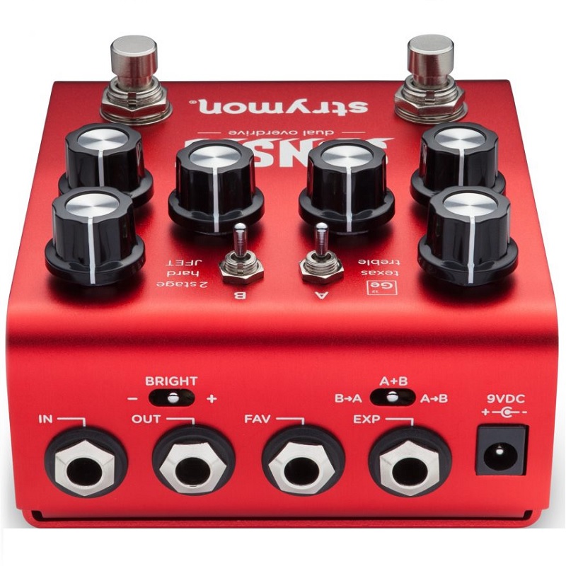 Strymon Sunset Dual Overdrive Pedal Rear