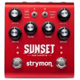 Strymon Sunset Dual Overdrive Pedal Top
