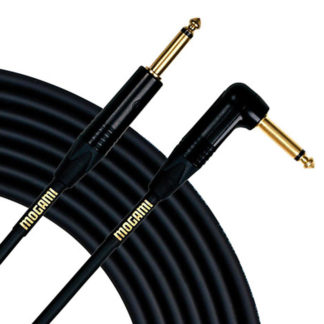 Mogami Gold Straight-Angled Instrument Cable 10ft