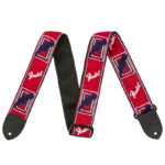 Fender Monogrammed Strap Red Blue White