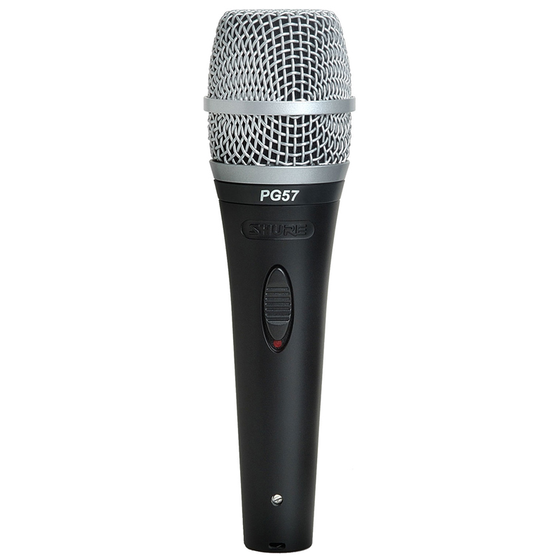 Shure PG57 Dynamic Instrument Mic (XLR to XLR Cable)