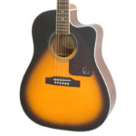 Epiphone J45EC Studio Vintage Sunburst body