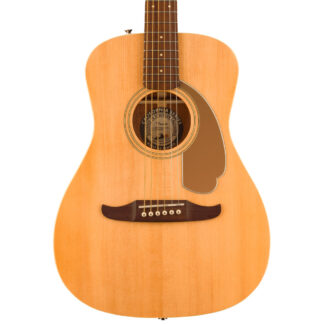 Fender Malibu Player Natural Acoustic/Electric Guitar Front