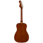 Fender Malibu Player Natural Acoustic/Electric Guitar Full Rear