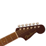 Fender Malibu Player Natural Acoustic/Electric Guitar Headstock