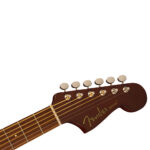 Fender Malibu Player Sunburst Acoustic/Electric Guitar Headstock