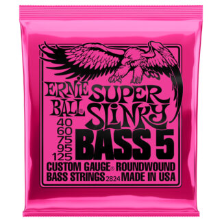 Ernie Ball Super Slinky 40-125 5 string bass set