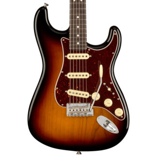 Fender AM Pro II Strat 3 Colour Sunburst body