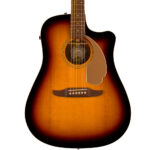 Fender Redondo Player Acoustic/Electric Guitar Sunburst Front