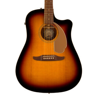 Fender Redondo Player Acoustic/Electric Guitar Sunburst Front