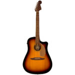 Fender Redondo Player Acoustic/Electric Guitar Sunburst Full