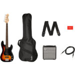 Squier Affinity Precision Bass Pack 3CS contents