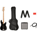 Squier Affinity Precision Bass Pack Black contents