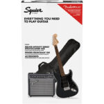 Squier Affinity Strat Pack Charcoal Frost Metallic pack