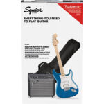 Squier Affinity Strat Pack Lake Placid Blue pack