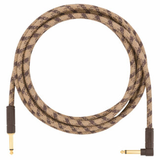 Fender Festival Hemp Guitar Cable Brown Stripe