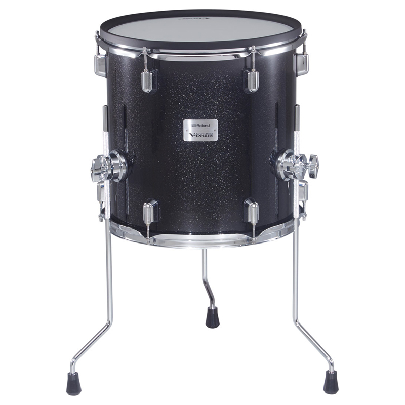 Betjening mulig Bliv oppe ventilation Roland PDA140F V-Drum Floor Tom Pad Metallic Sparkle - World of Music