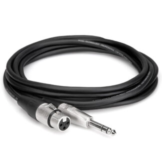 Hosa HSX015 15ft Pro Balanced Interconnect REAN 1/4 in TRS to XLR3M