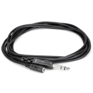 Hosa MHE325 25ft Headphone Adaptor Cable 3.5mm TRS to 1/4 in TRS