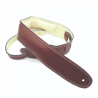 DSL 2.5" Padded Garment Strap Maroon/Beige