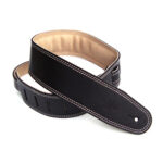 DSL 2.5" Padded Suede Strap Black/Beige