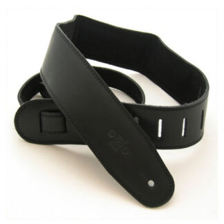 DSL 2.5" Padded Suede Strap Black/Black