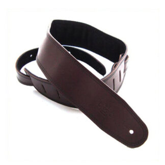 DSL 2.5" Padded Suede Strap Saddle Brown/Black