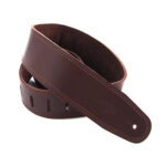 DSL 2.5" Padded Suede Strap Saddle Brown/Brown