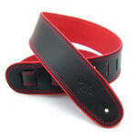 DSL 2.5" Rolled Edge Strap Black/Red