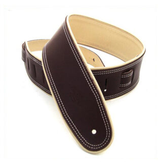 DSL 2.5" Rolled Edge Strap Saddle Brown/Beige