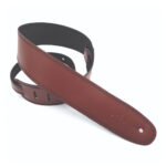 DSL 2.5" Single Ply Strap Maroon/Black Stitch