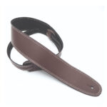 DSL 2.5" Single Ply Strap Saddle Brown/Beige Stitch