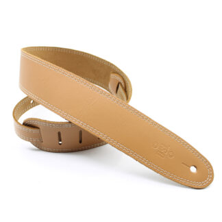 DSL 2.5" Single Ply Strap Tan/Beige Stitch