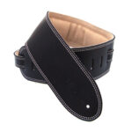 DSL 3.5" Padded Suede Strap Black/Beige