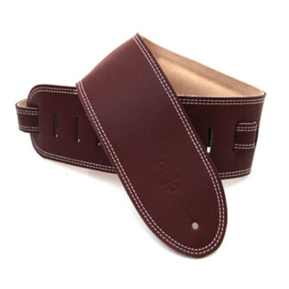 DSL 3.5" Padded Suede Strap Maroon/Beige