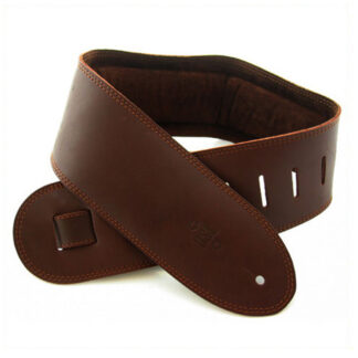 DSL 3.5" Padded Suede Strap Saddle Brown/Brown