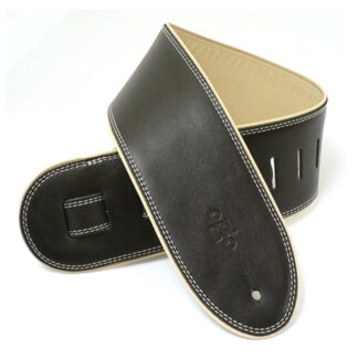 DSL 3.5" Rolled Edge Strap Black/Beige