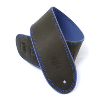 DSL 3.5" Rolled Edge Strap Black/Blue