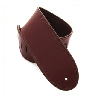 DSL 3.5" Rolled Edge Strap Maroon/Brown