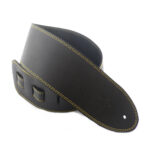 DSL 3.5" Single Ply Strap Black/Yellow Stitch