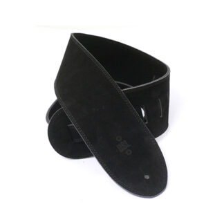 DSL 3.5" Triple Ply Suede Strap Black