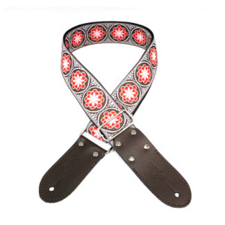 DSL Jacquard Weaving Strap FLOWER-RED