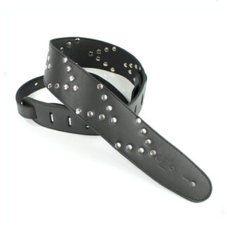 DSL Stud Pattern V Strap Black