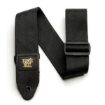 Ernie Ball 2" Seatbelt Webbing Strap Black