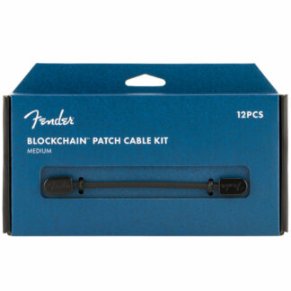 Fender Blockchain Patch Cable Kit Black Medium Pkg