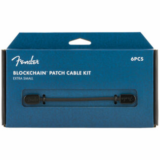 Fender Blockchain Patch Cable Kit Black Extra Small Pkg