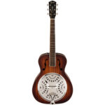 Fender PR-180E Aged Cognac Burst Resonator Guitar Full