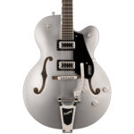 Gretsch G5420T Electromatic Classic Hollowbody Airline Silver Electric Guitar Front