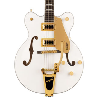 Gretsch G5422TG Electromatic Hollowbody Snowcrest White w/Gold Hardware Electric Guitar Front